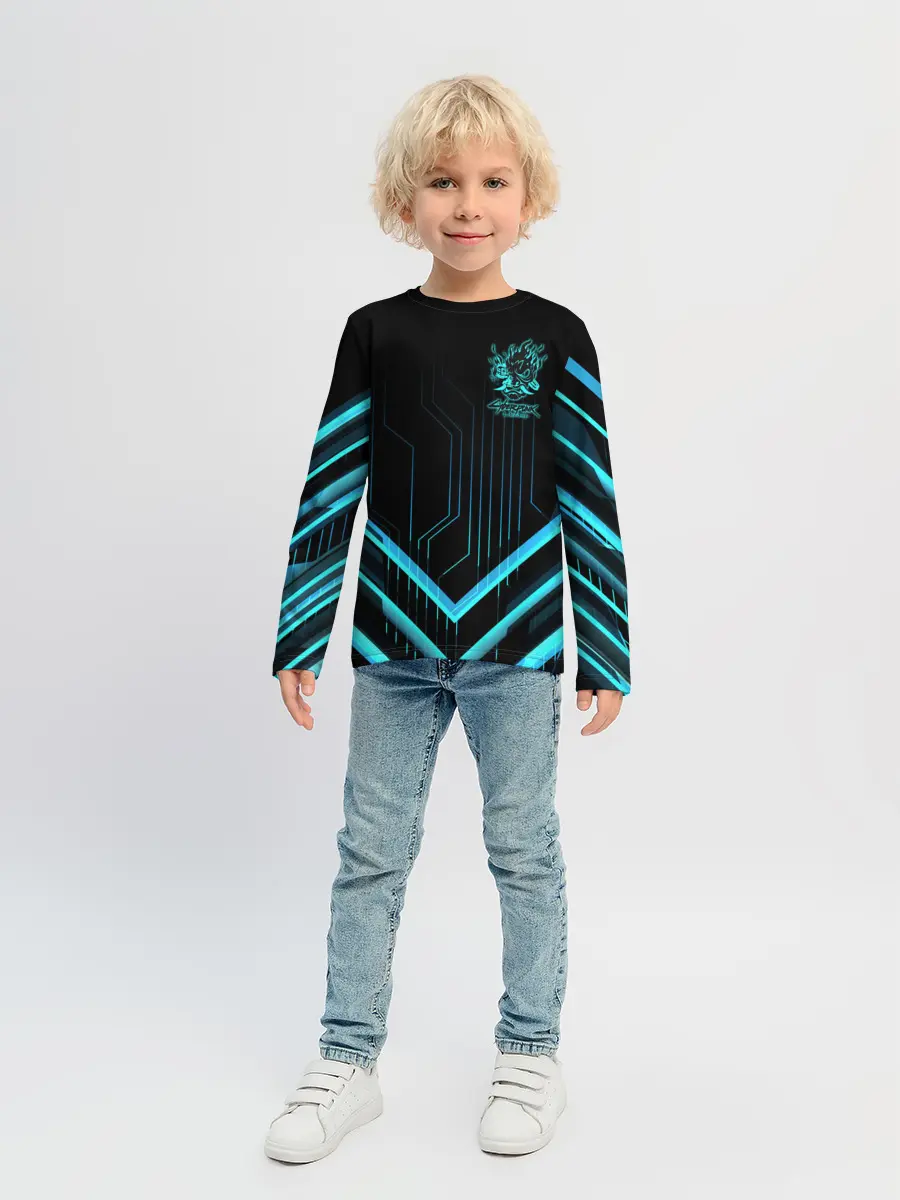 Детский лонгслив / Cyberpunk 2077