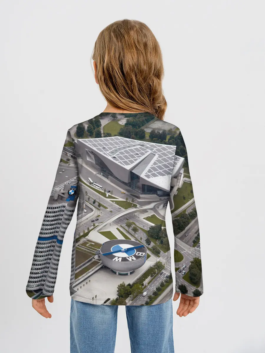 Детский лонгслив / BMW city