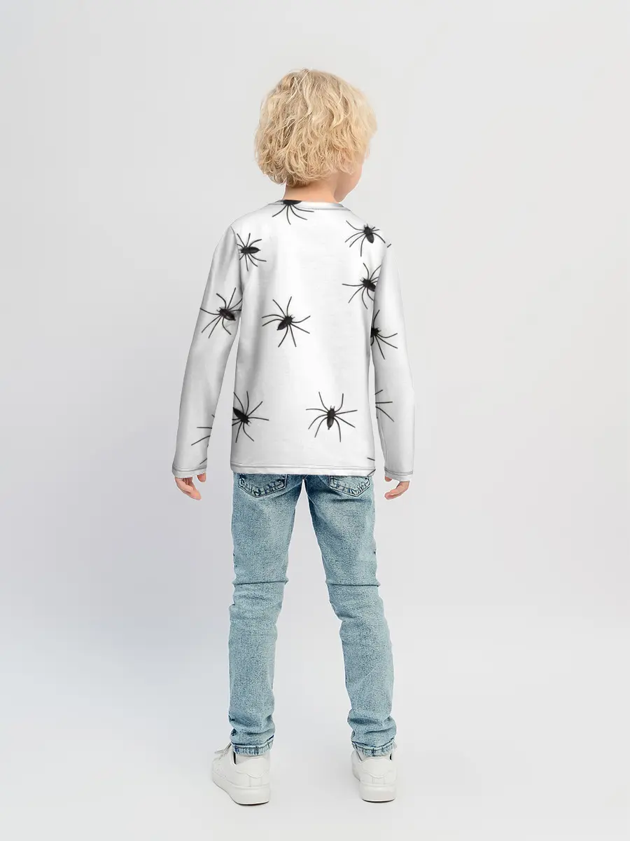 Детский лонгслив / Пауки