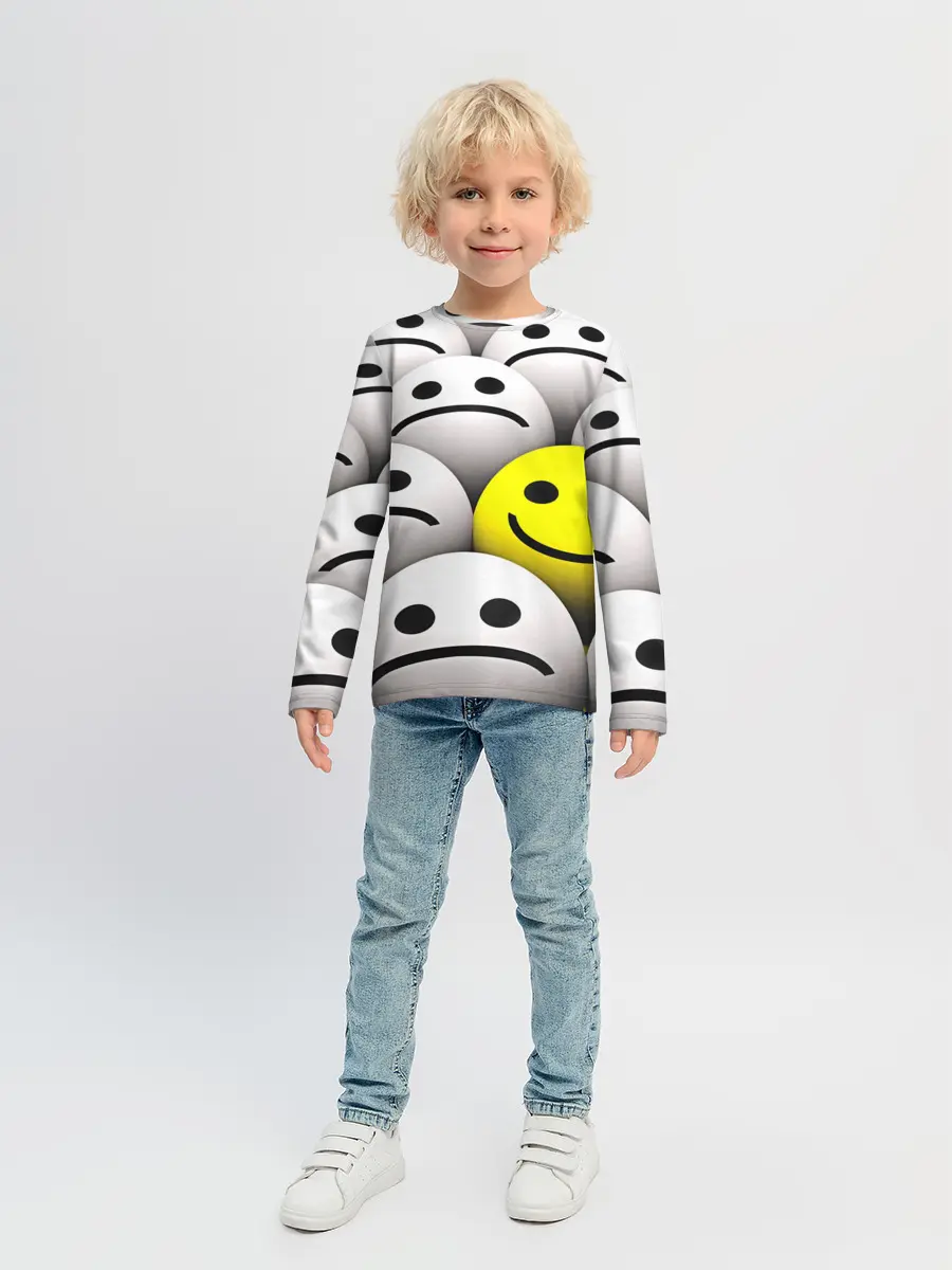 Детский лонгслив / EMOJI 2019