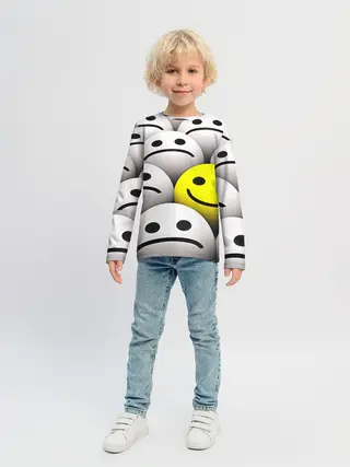 Детский лонгслив / EMOJI 2019