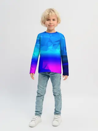 Детский лонгслив / ABSTRACT NEON