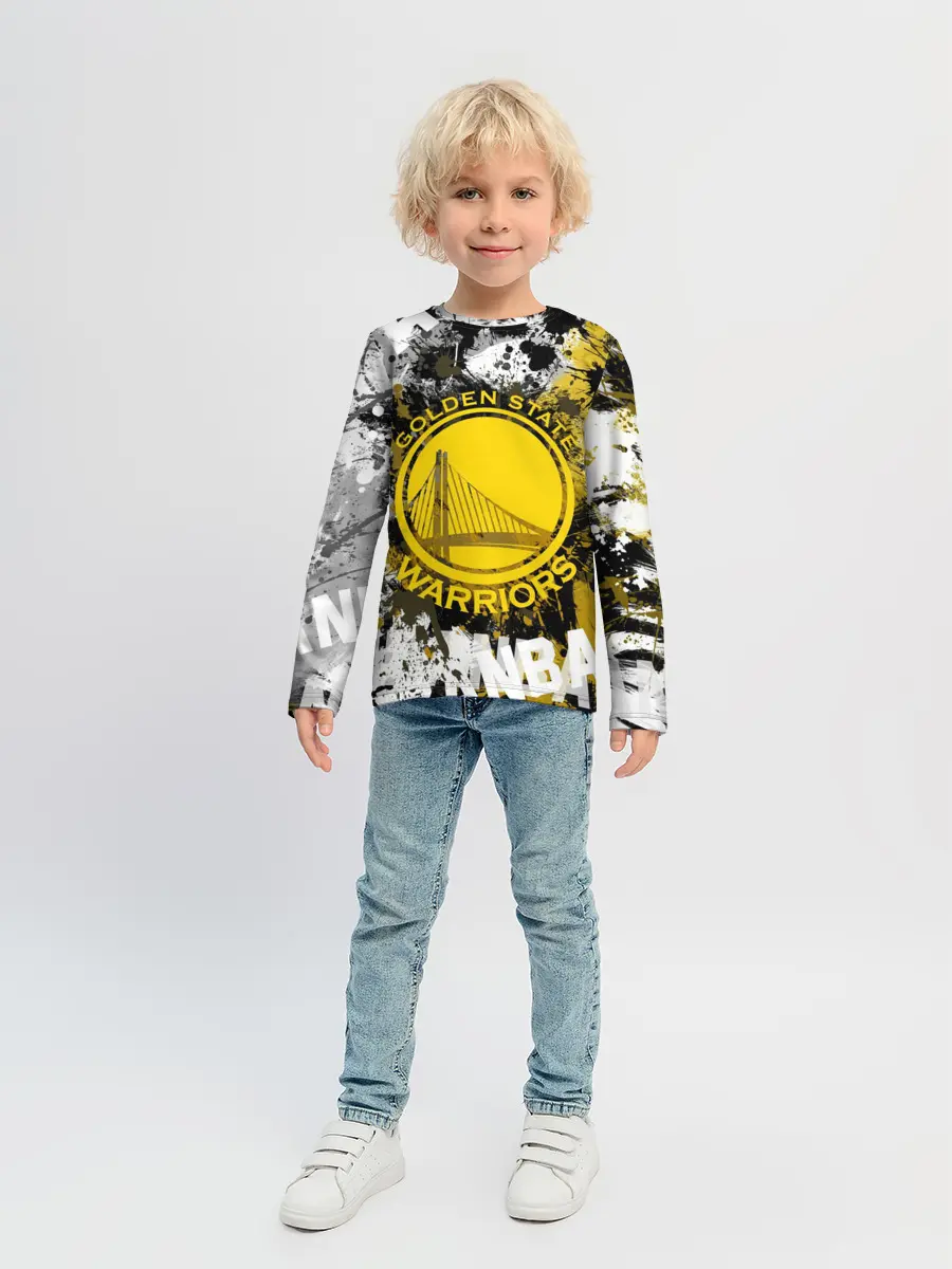 Детский лонгслив / Голден Стэйт Уорриорз