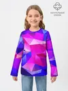Детский лонгслив / NEON POLYGON