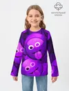 Детский лонгслив / НЕОНОВЫЕ СМАЙЛЫ