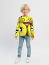 Детский лонгслив / ЖЕЛТЫЕ СМАЙЛИКИ