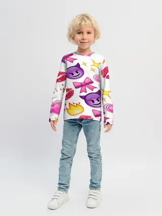 Детский лонгслив / ПОЗИТИВ