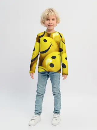 Детский лонгслив / YELLOW SMILE