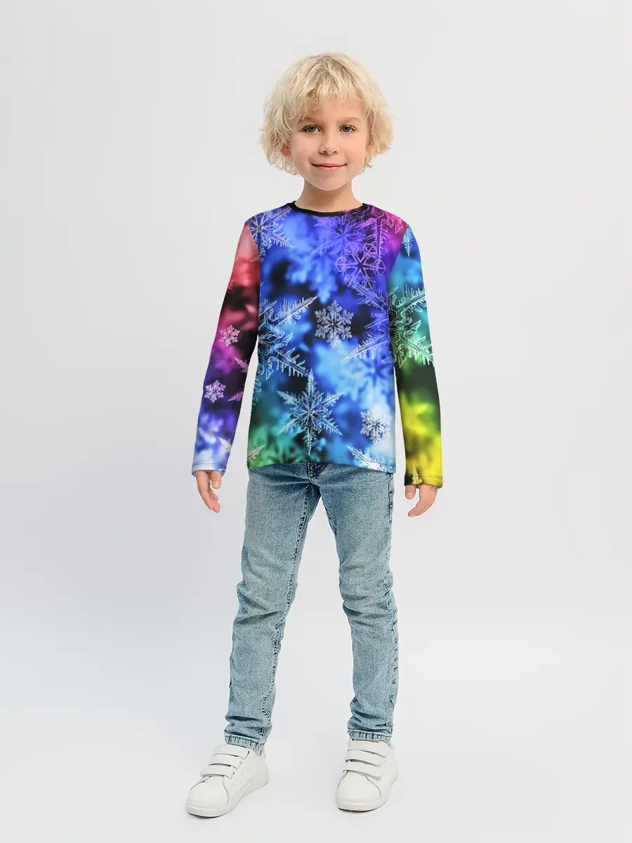 Детский лонгслив / ЗИМНЕЕ УТРО
