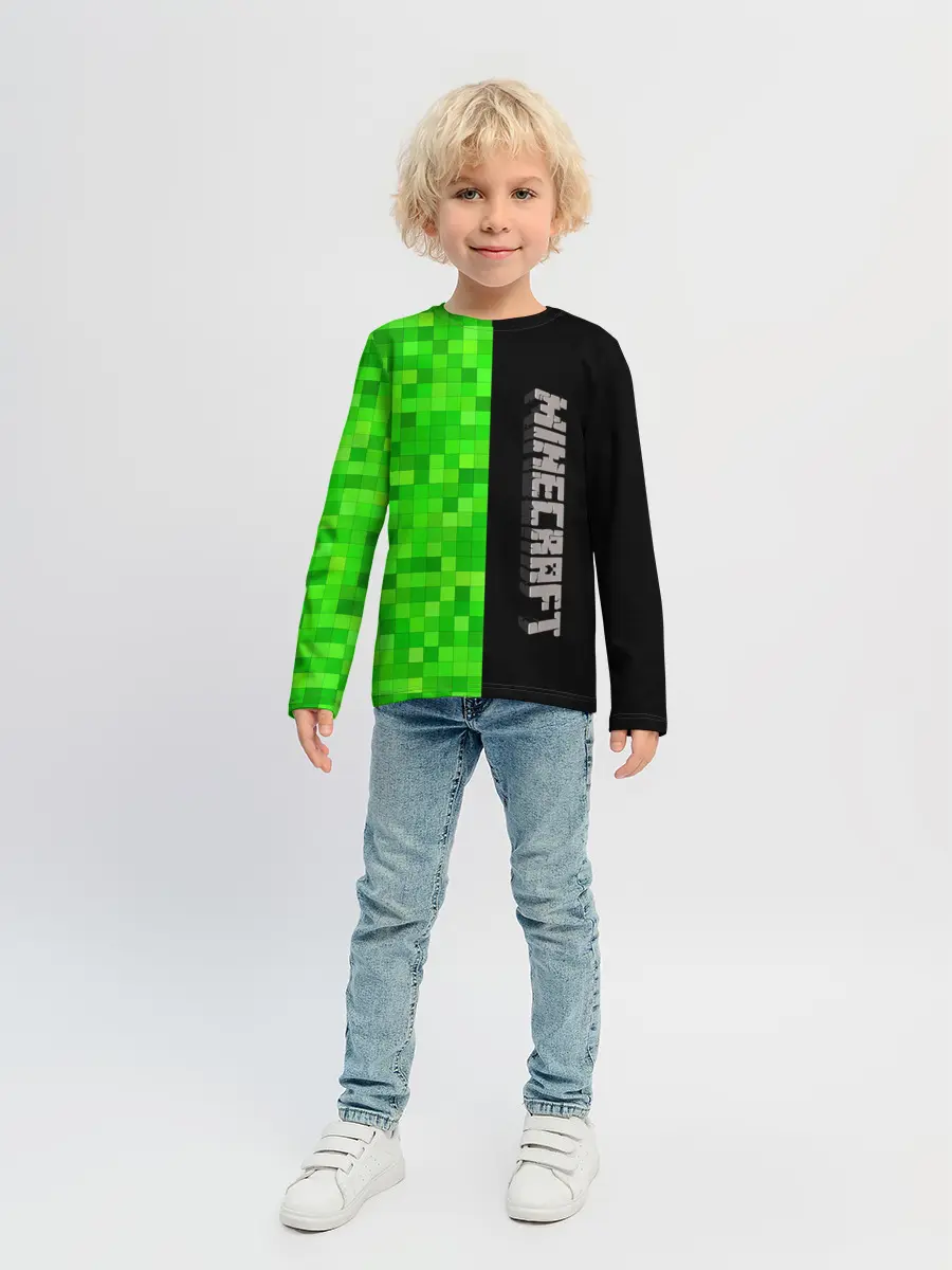 Детский лонгслив / MINECRAFT