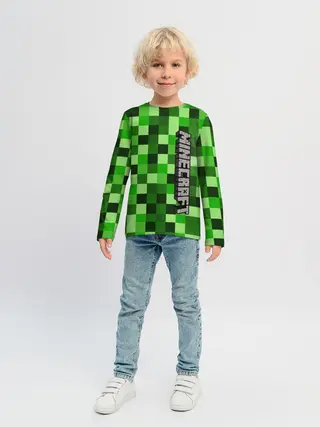 Детский лонгслив / MINECRAFT