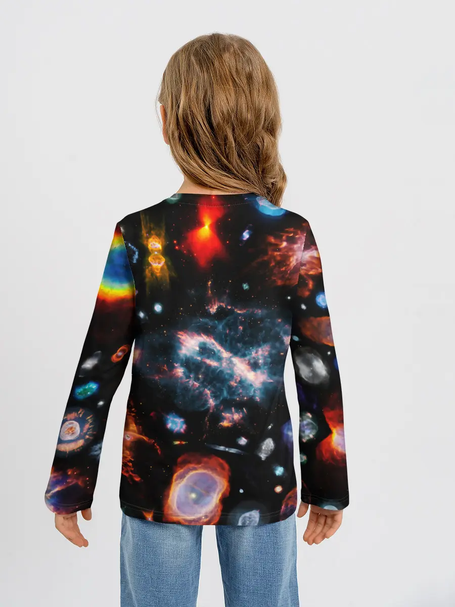 Детский лонгслив / КОСМОС