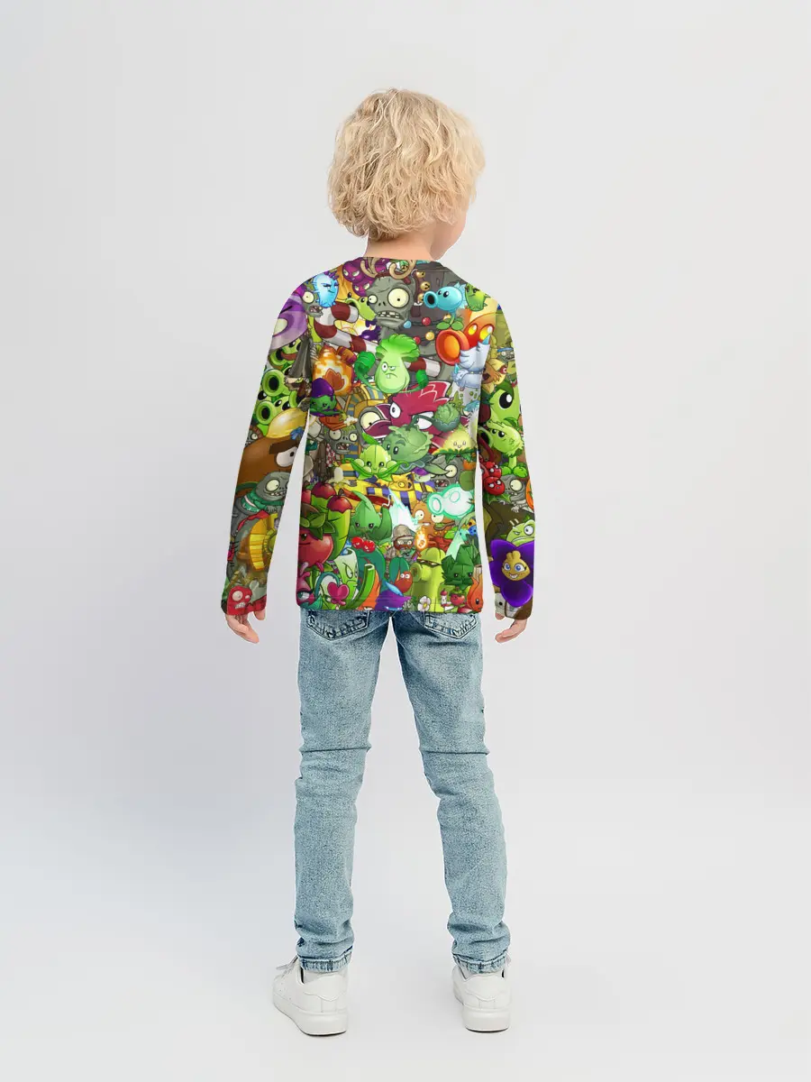 Детский лонгслив / Plants vs Zombies