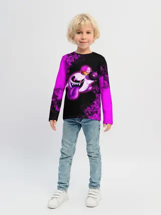 Детский лонгслив / Luigis Mansion