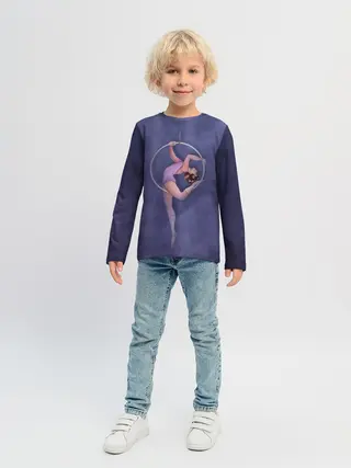 Детский лонгслив / Воздушная гимнастка