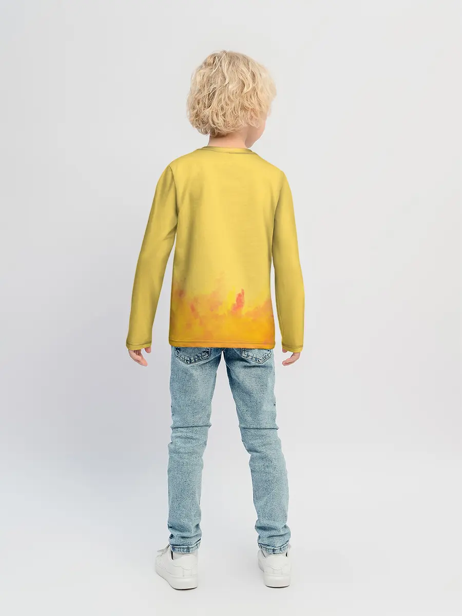 Детский лонгслив / Гимнастика на полотнах