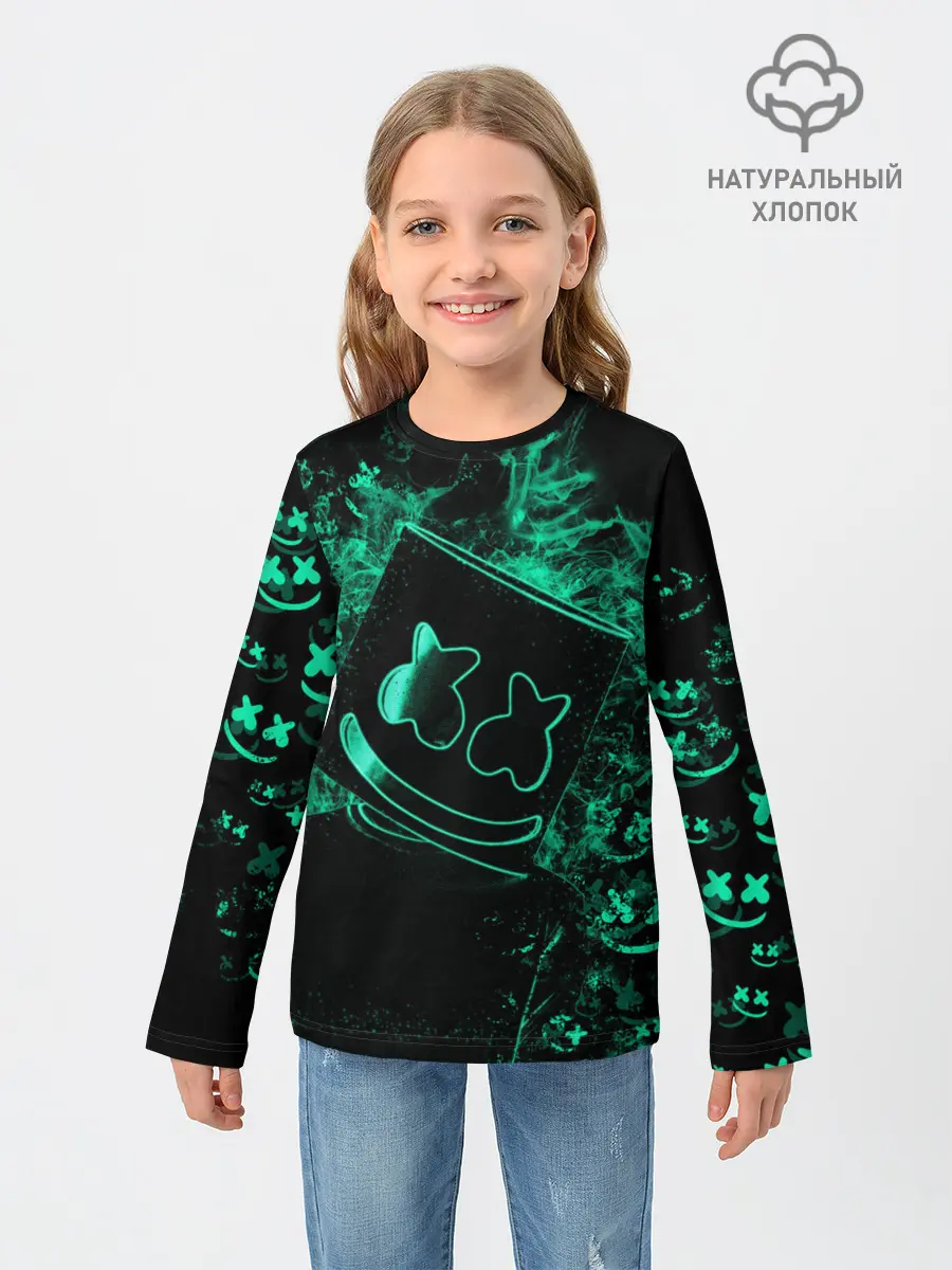 Детский лонгслив / Marshmello