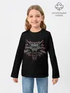 Детский лонгслив / Медальон Волка