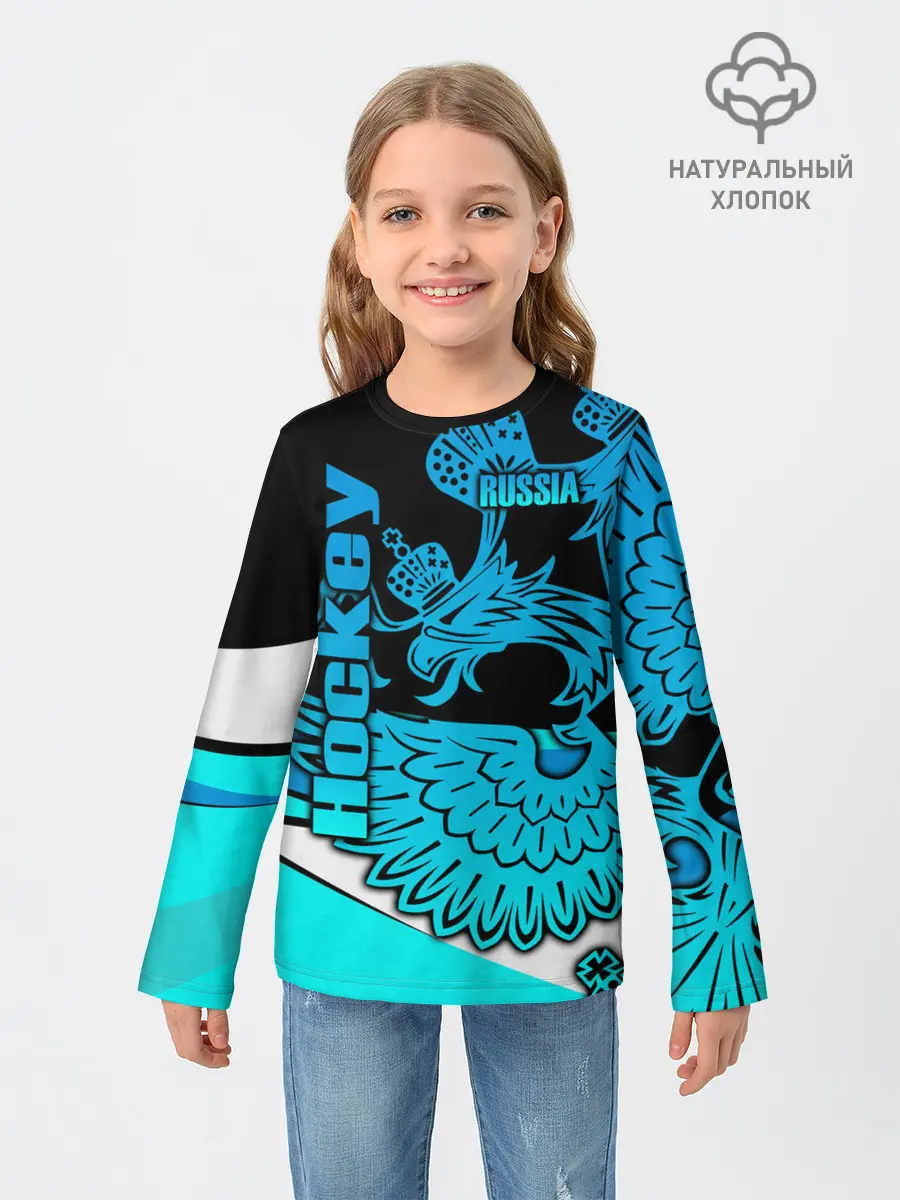 Детский лонгслив / Hockey