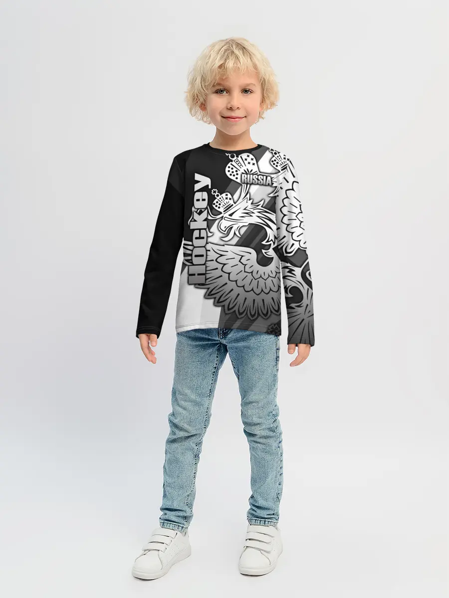 Детский лонгслив / Hockey