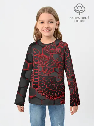 Детский лонгслив / Хоккей