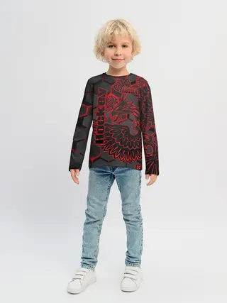 Детский лонгслив / Хоккей