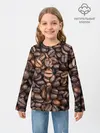 Детский лонгслив / Coffee