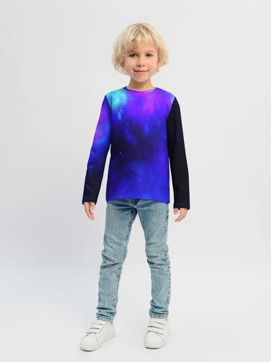 Детский лонгслив / СЕВЕРНОЕ СИЯНИЕ