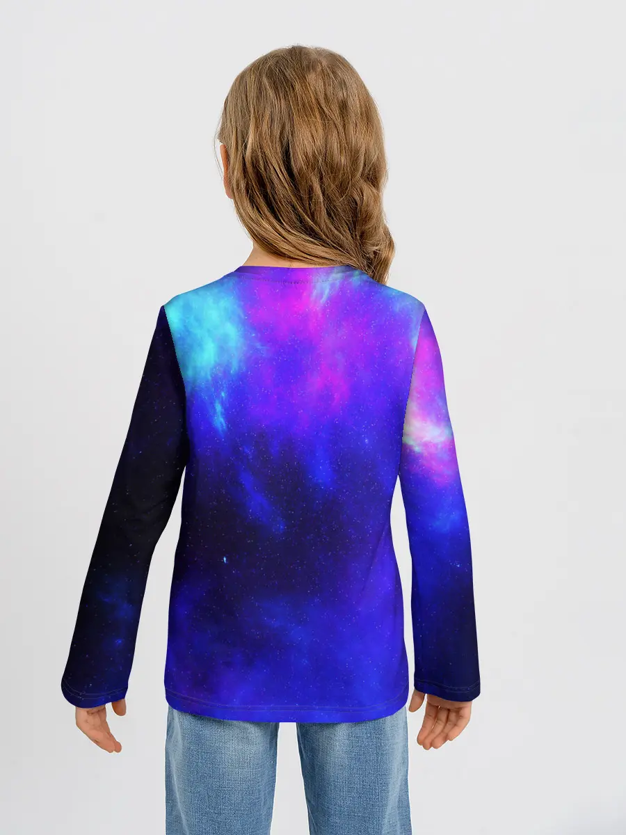 Детский лонгслив / СЕВЕРНОЕ СИЯНИЕ