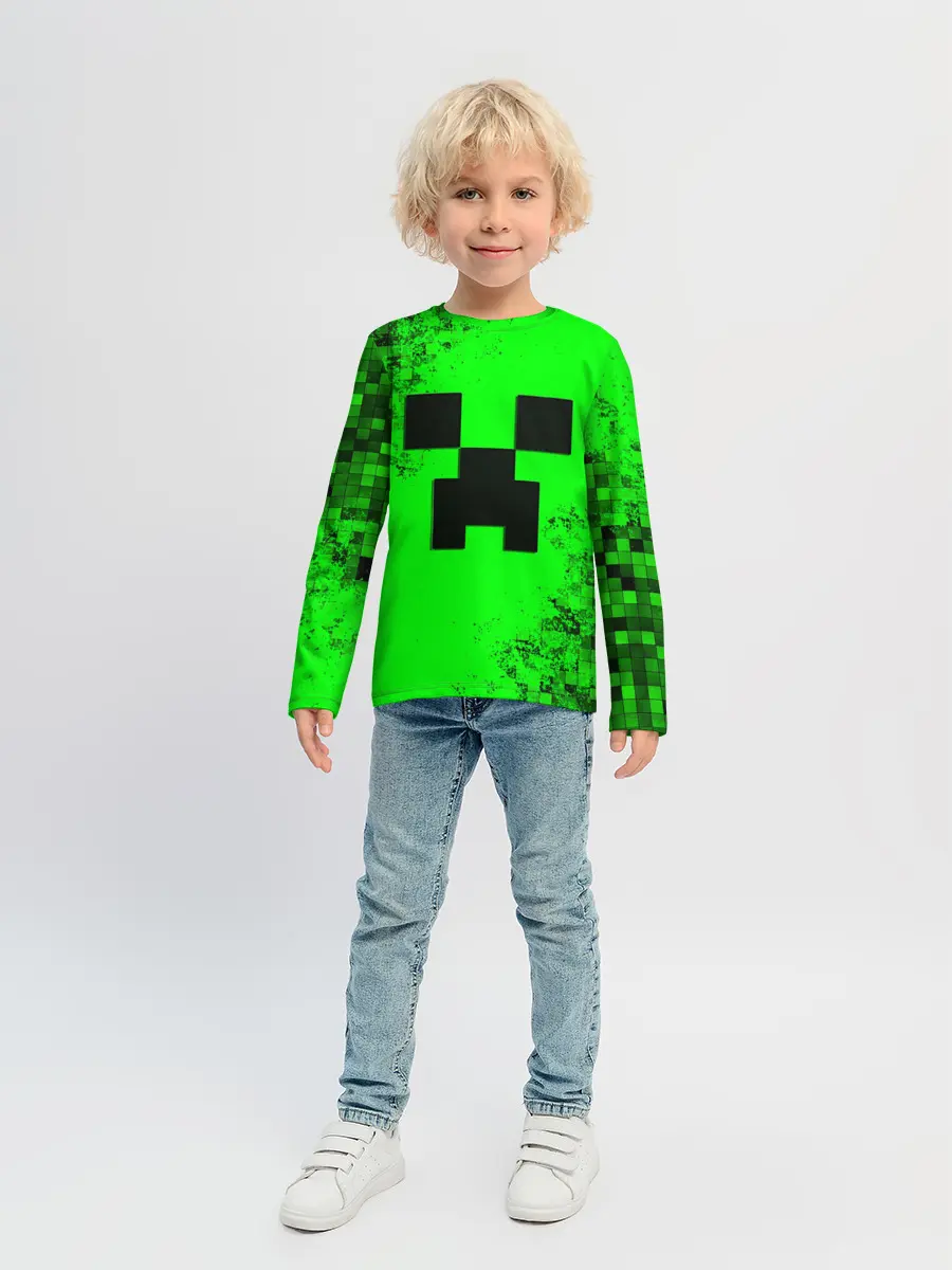 Детский лонгслив / MINECRAFT