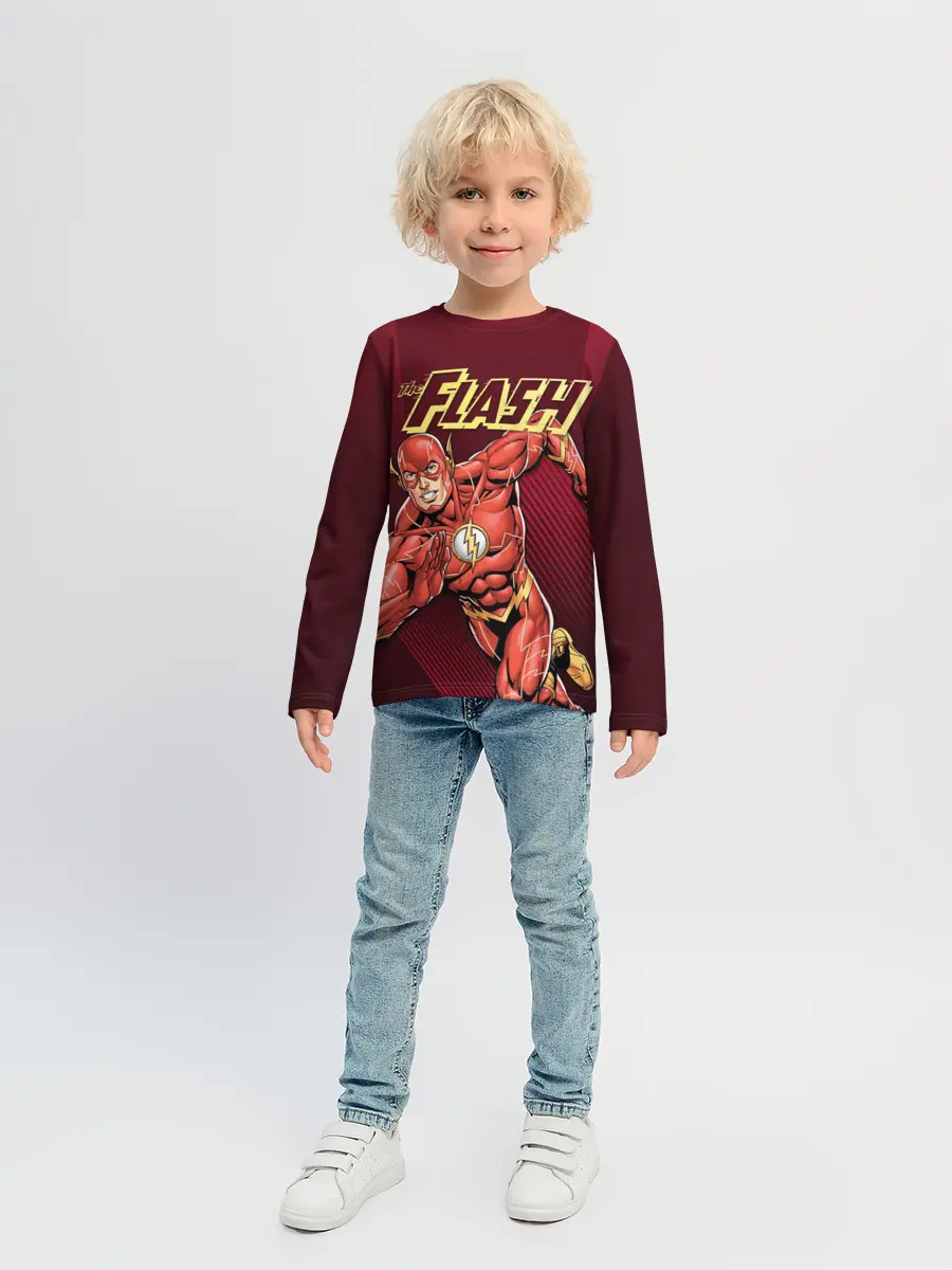 Детский лонгслив / The Flash