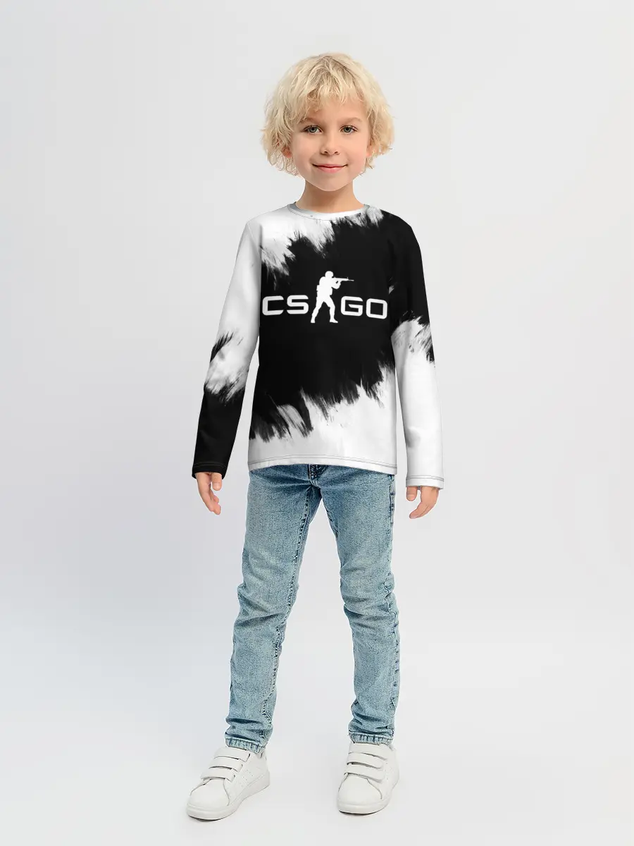 Детский лонгслив / CS:GO BW