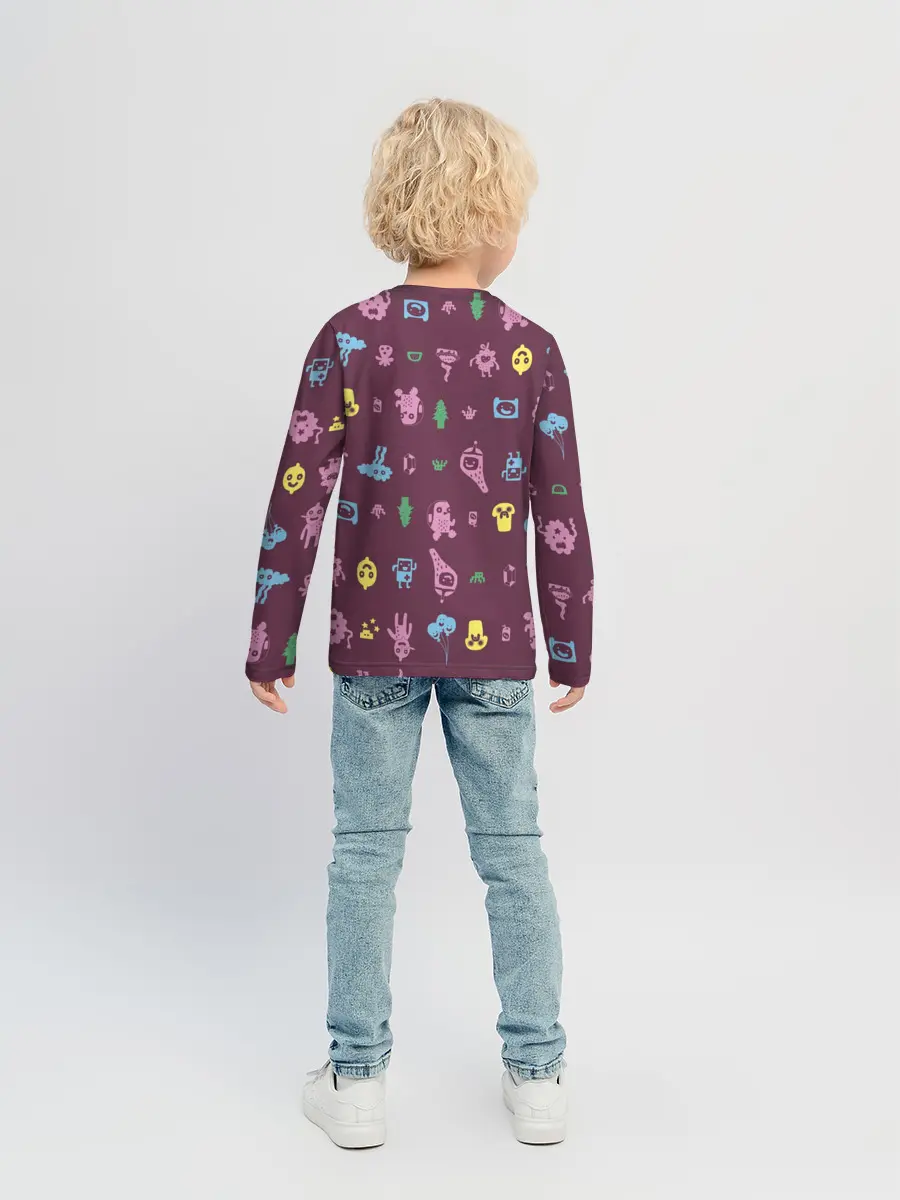 Детский лонгслив / Время приключений Лимонохват