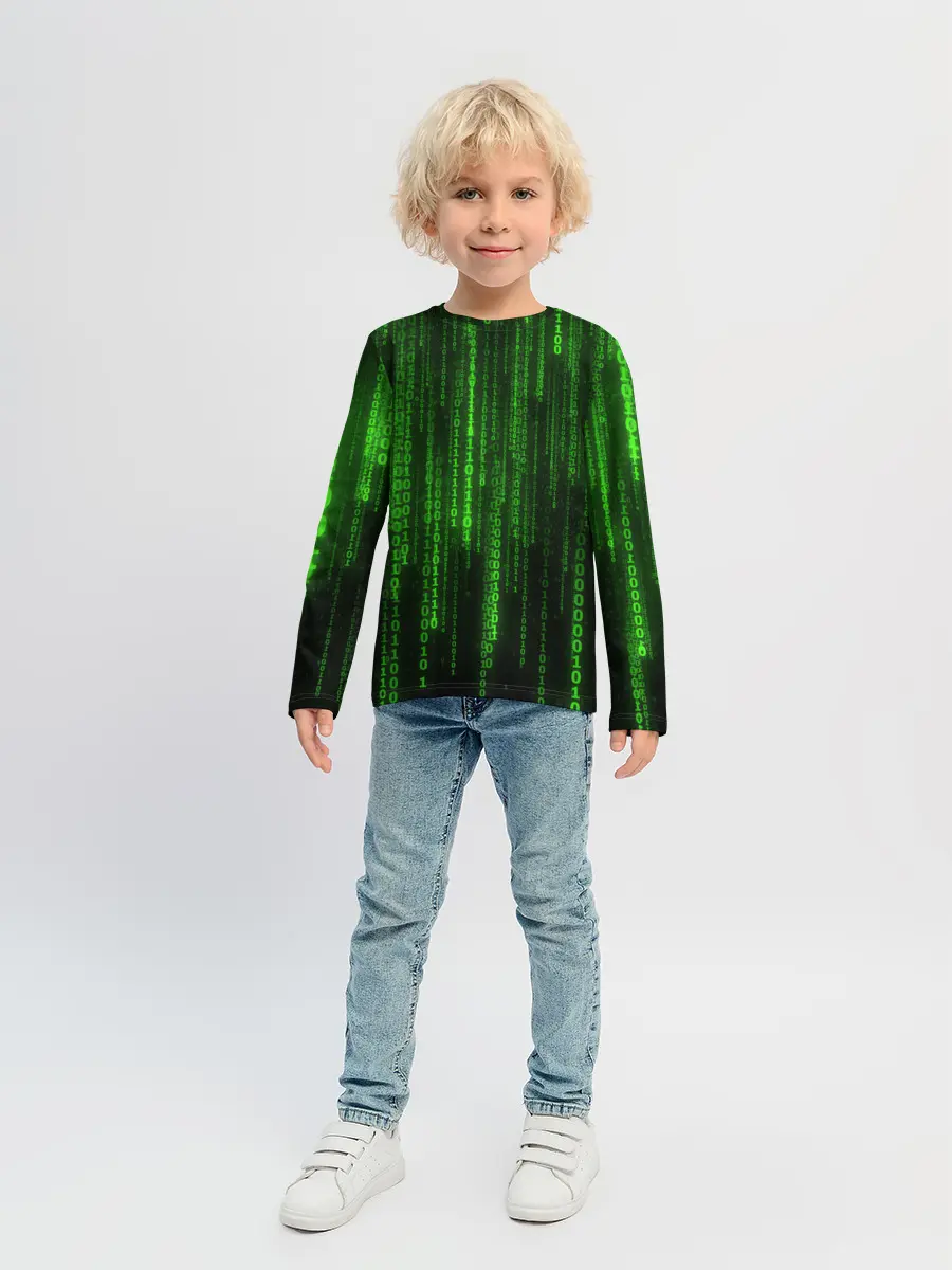 Детский лонгслив / Компьютерный язык