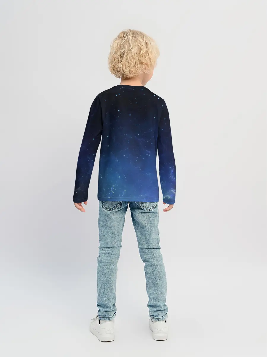 Детский лонгслив / космос