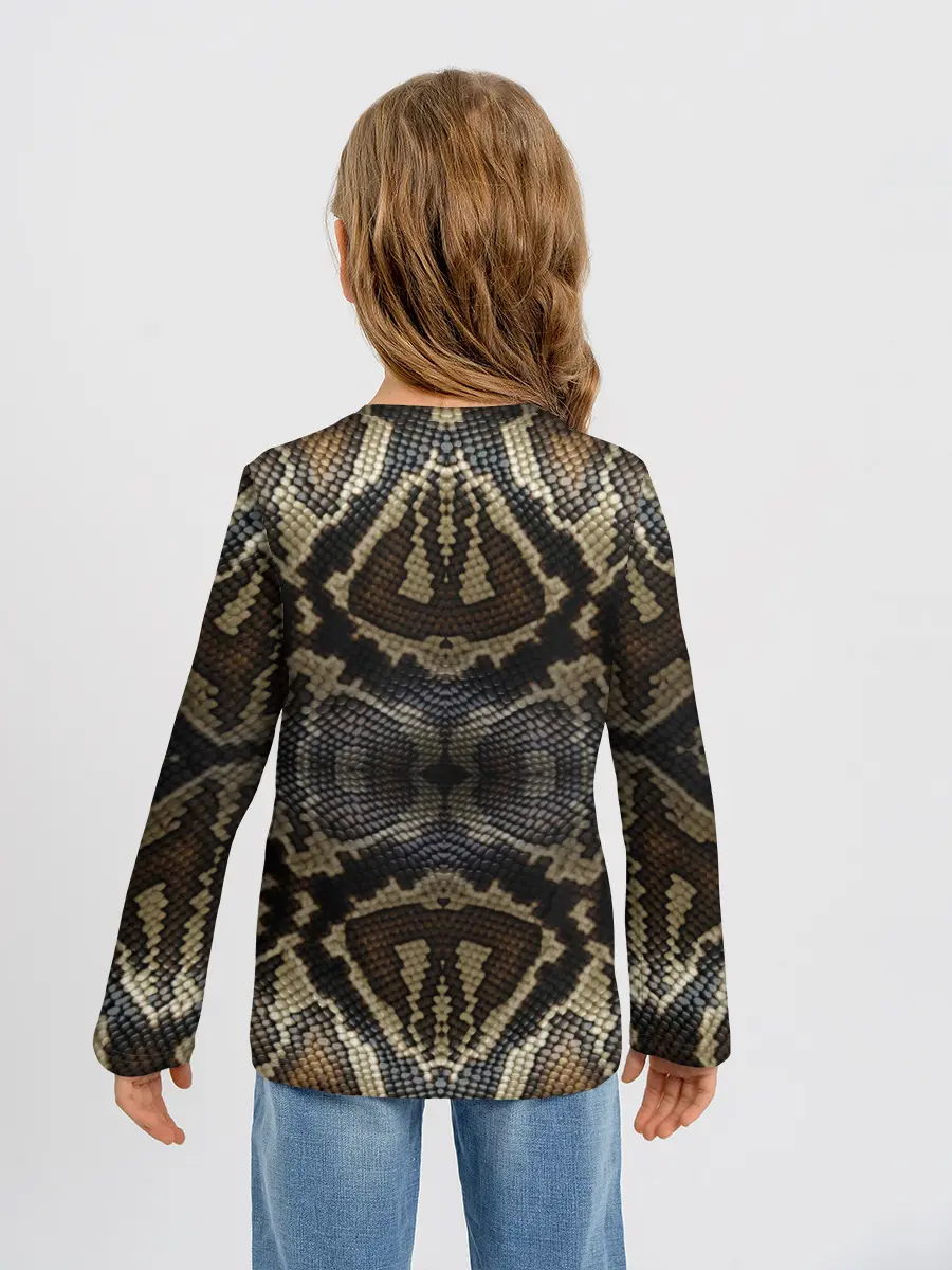 Детский лонгслив / Snakeskin