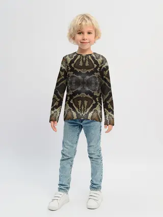 Детский лонгслив / Snakeskin