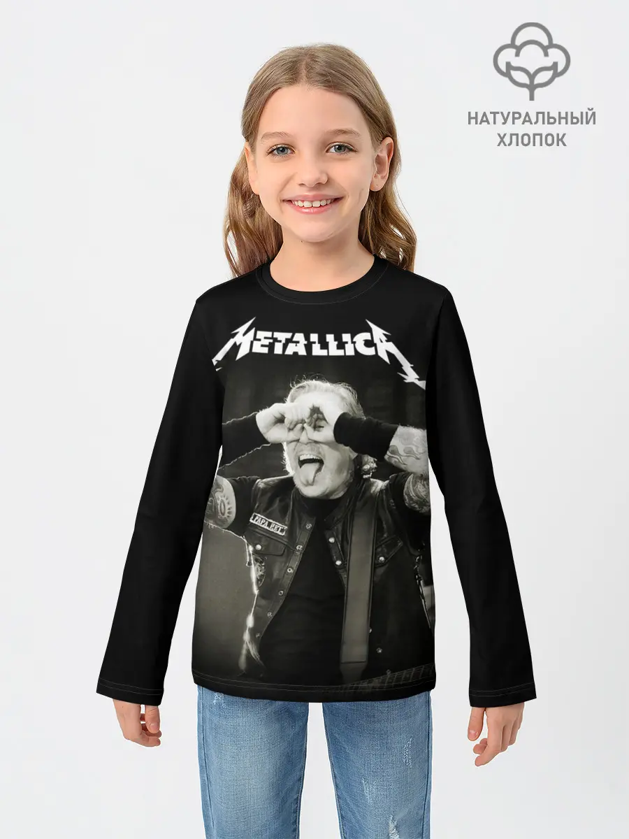 Детский лонгслив / Metallica