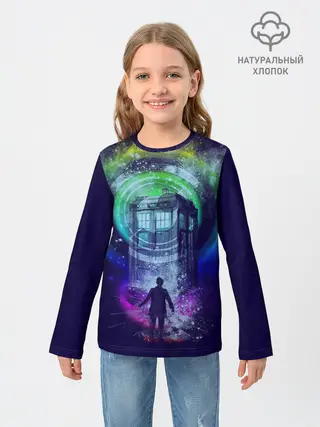Детский лонгслив / Доктор Кто