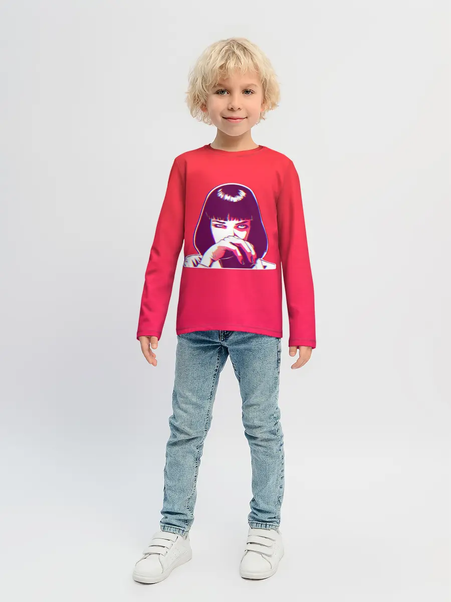 Детский лонгслив / MIA GLITCH Gradient