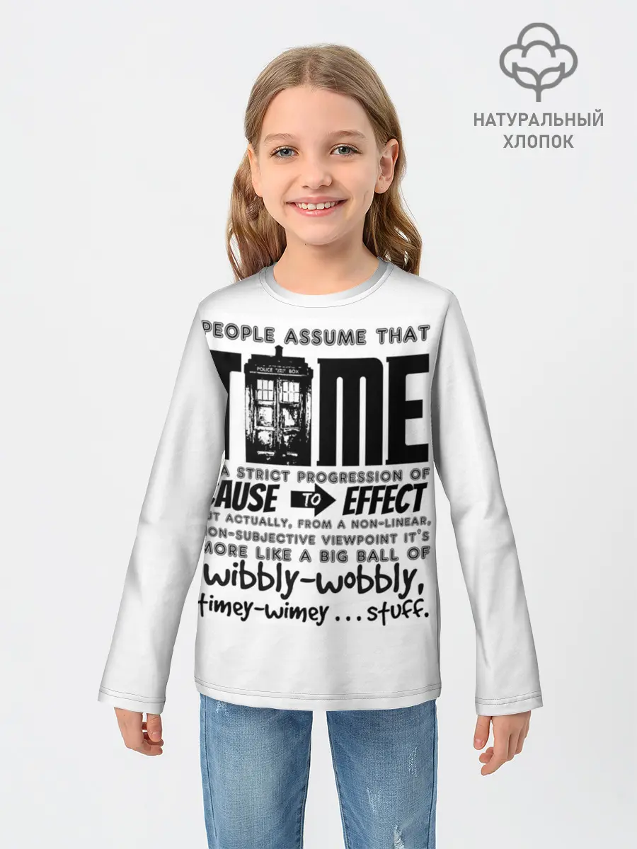Детский лонгслив / Doctor Who