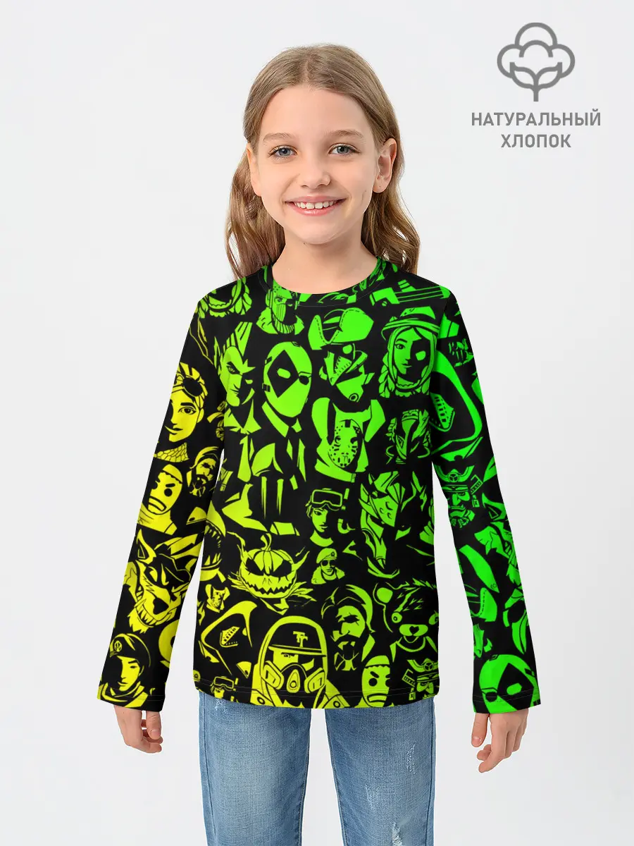 Детский лонгслив / ПЕРСОНАЖИ FORTNITE