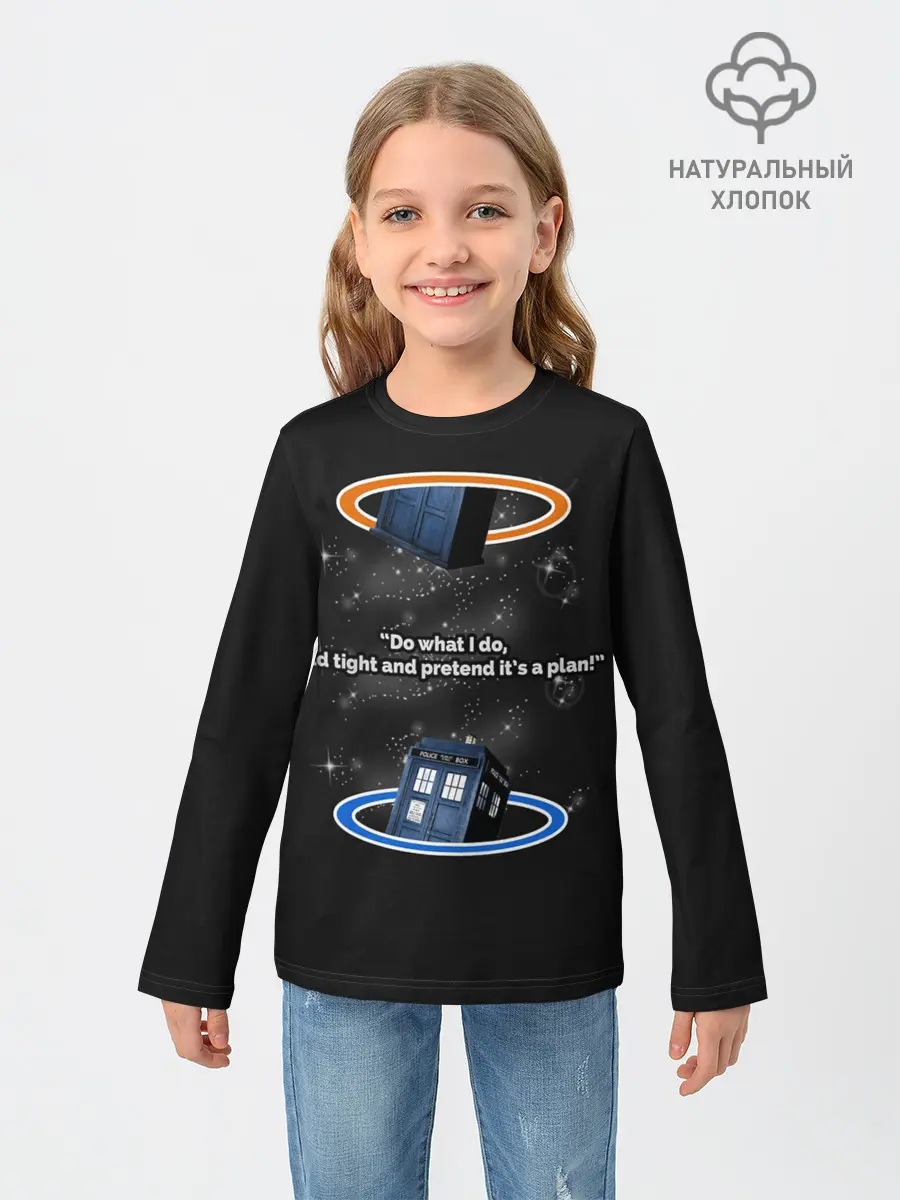 Детский лонгслив / Doctor Who