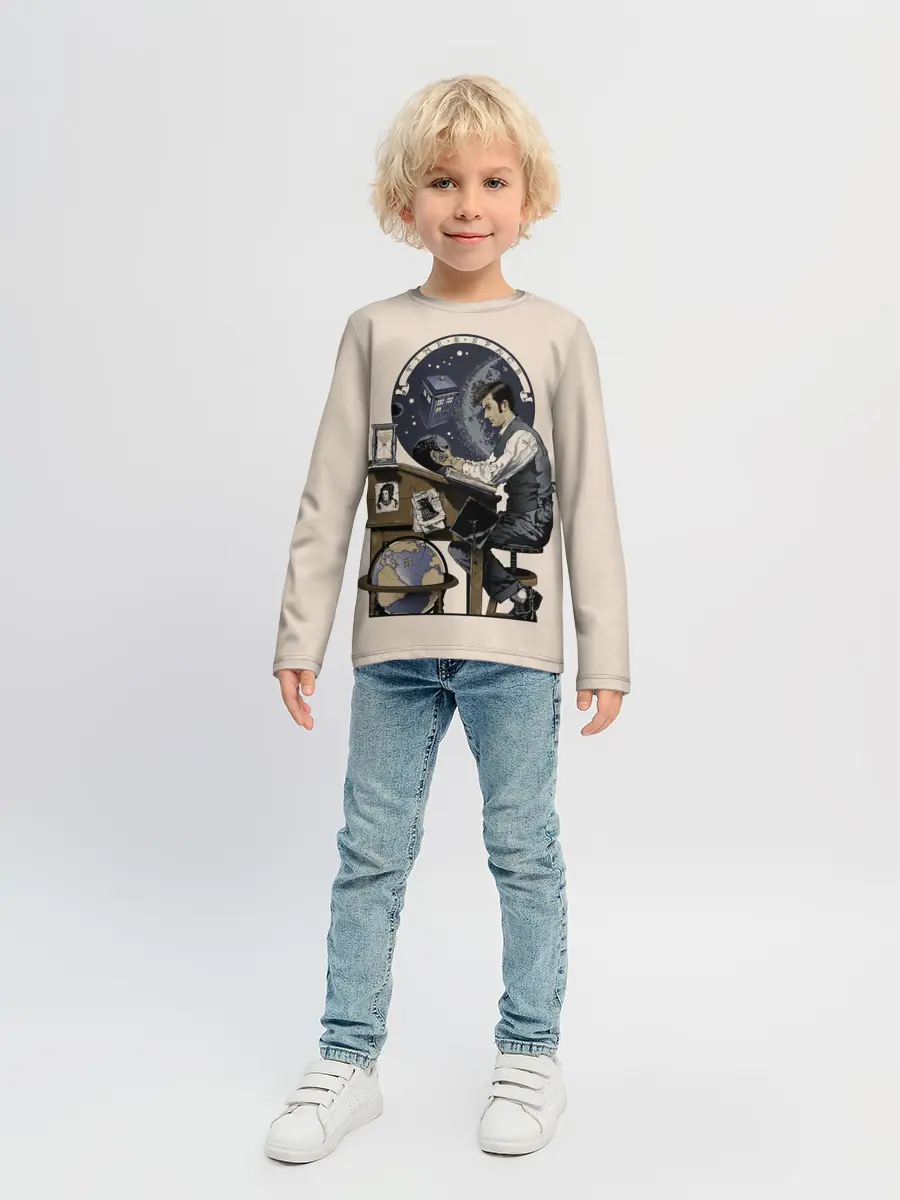 Детский лонгслив / Doctor Who