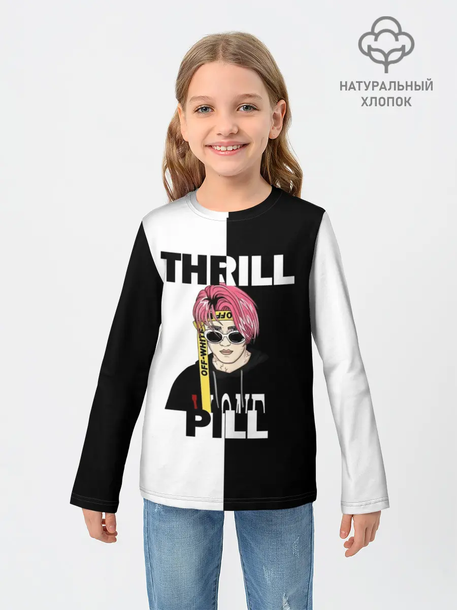 Детский лонгслив / Thrill pill