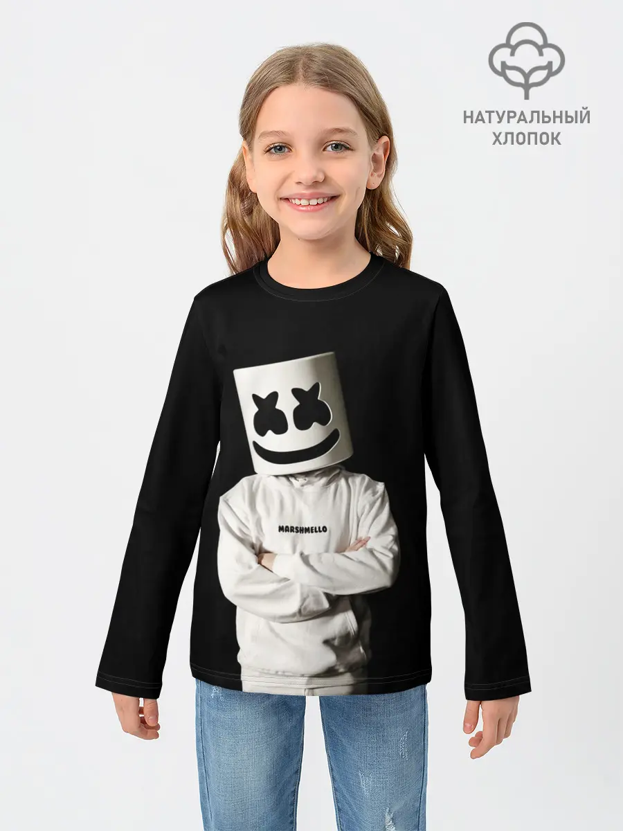 Детский лонгслив / Marshmello