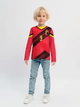 Детский лонгслив / Lukaku home EURO 2020