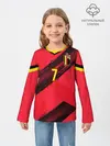 Детский лонгслив / De Bruyne home EURO 2020