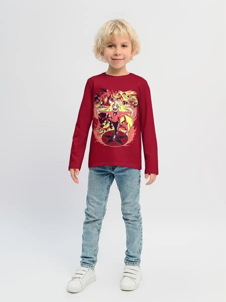 Детский лонгслив / Hazbin Hotel