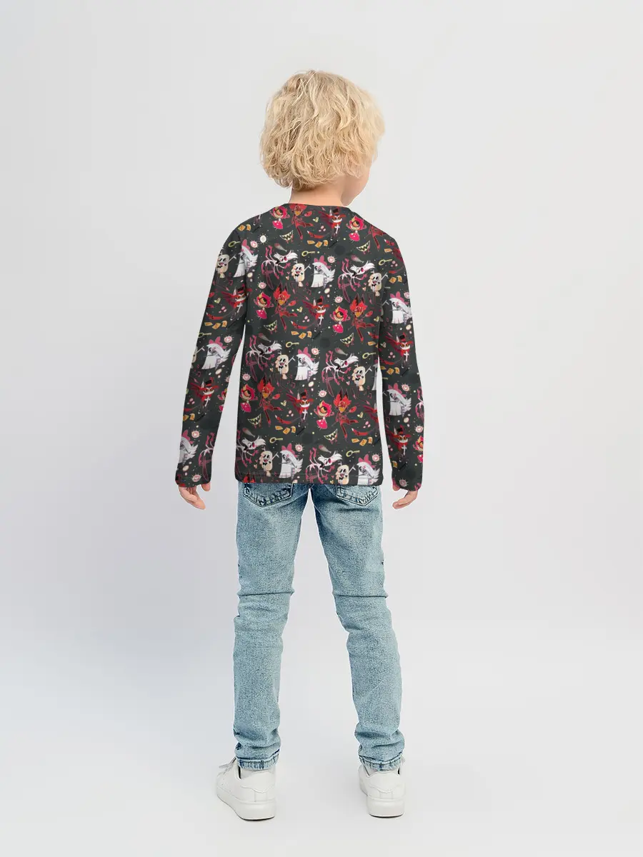 Детский лонгслив / Hazbin Hotel